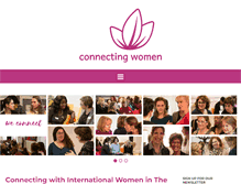 Tablet Screenshot of connectingwomen.nl